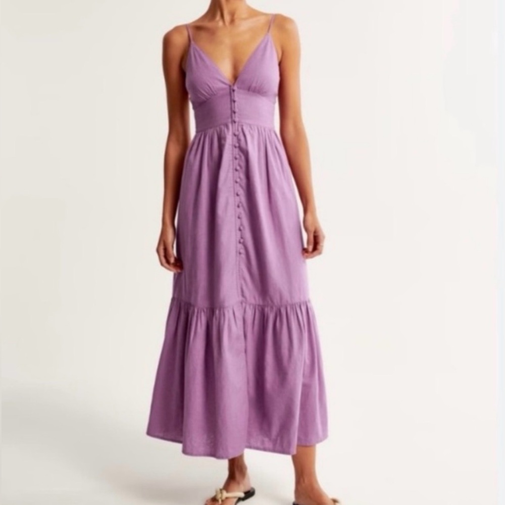 Abercrombie & Fitch Lavender Maxi Dress